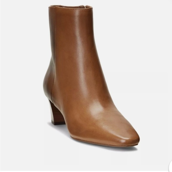 Ralph Lauren Leather Ankle Boots - Picture 1 of 14